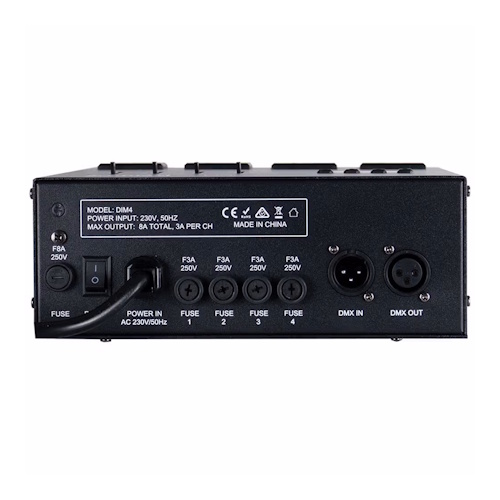 Event Lighting DIM4 4-Channel DMX Dimmer/Switch - Image 2