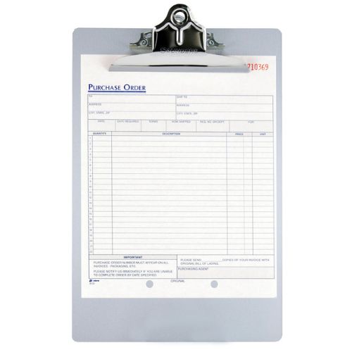 Saunders 22517 A4 Clipboard, Recycled Aluminium, High Capacity Clip - Image 2