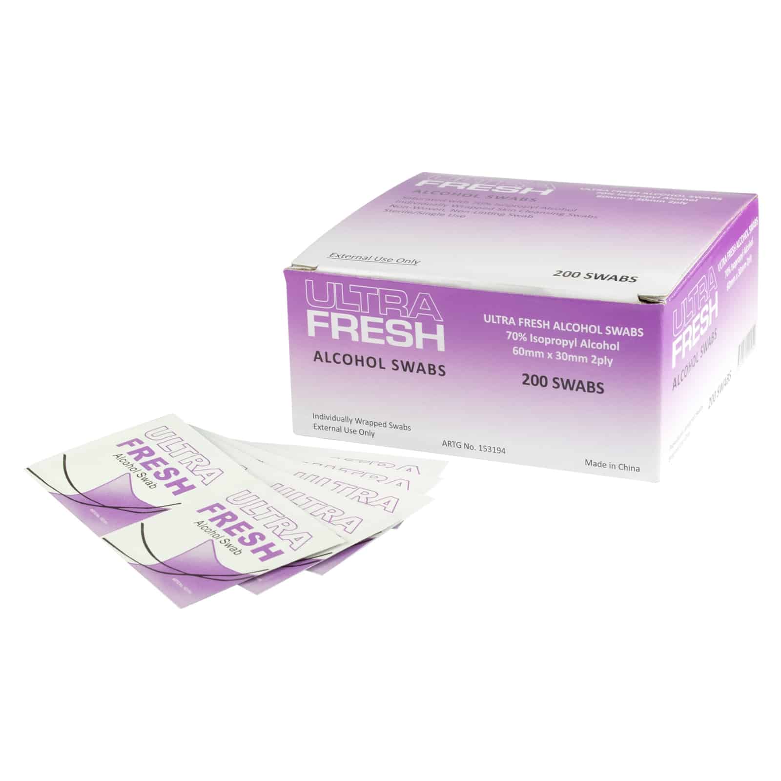 Steel Drill Ultra Fresh Alcohol Swabs