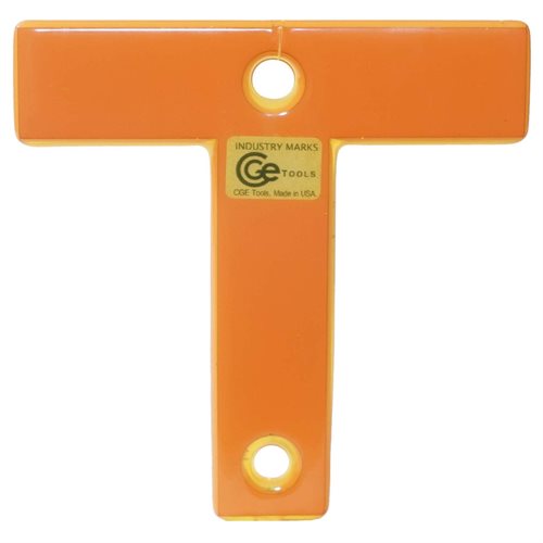 CGE Tools Industry Mark "T" - Fluorescent Orange