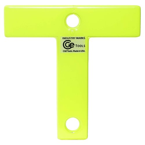 CGE Tools Industry Mark "T" - Fluorescent Yellow