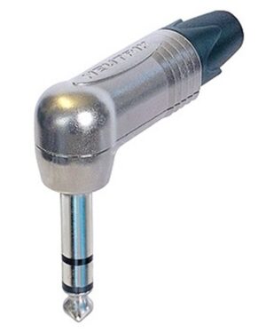 Neutrik NP3RX 1/4 Inch TRS Right Angle Jack Plug