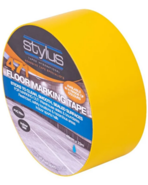 Stylus 471 PVC Floor Marking Yellow 48MM X 33M