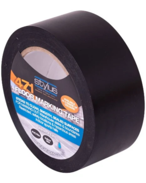 Stylus 471 PVC Floor Marking Black 48MM X 33M