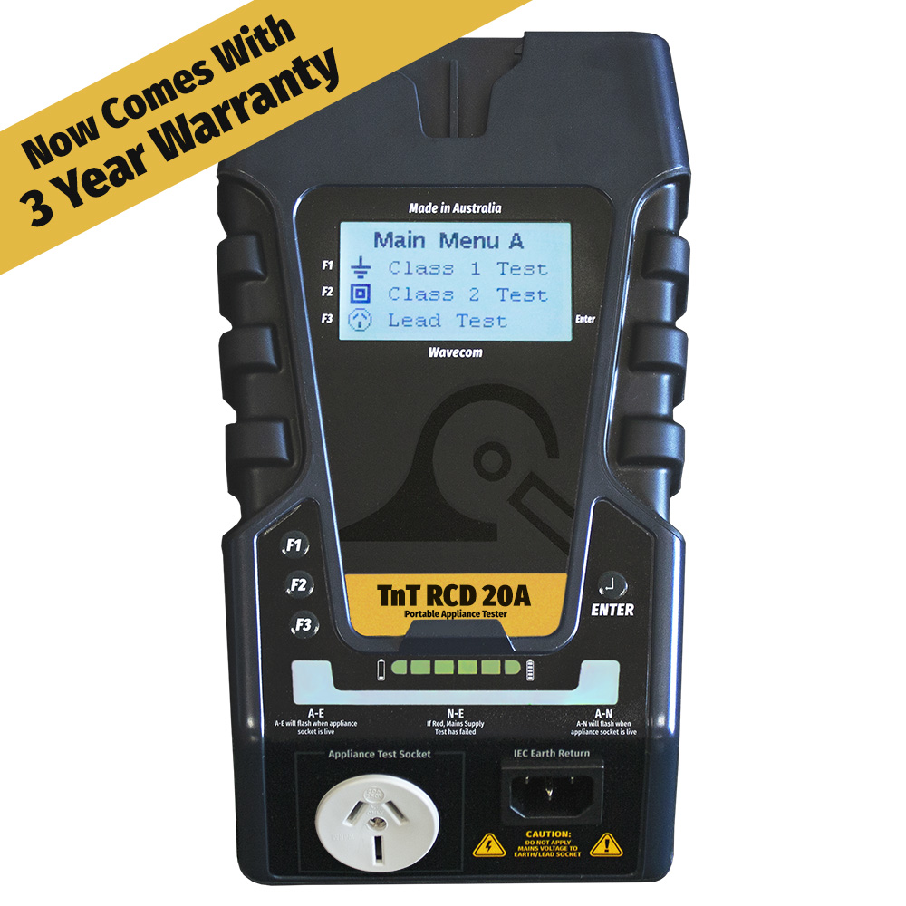 Wavecom TnT RCD 20A Portable Appliance Tester - Image 2